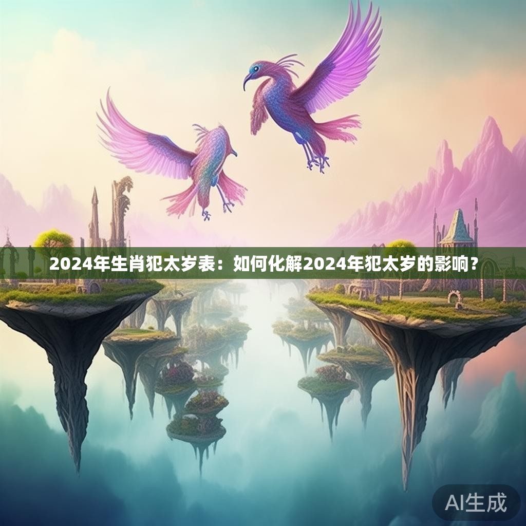 2024年生肖犯太岁表：如何化解2024年犯太岁的影响？