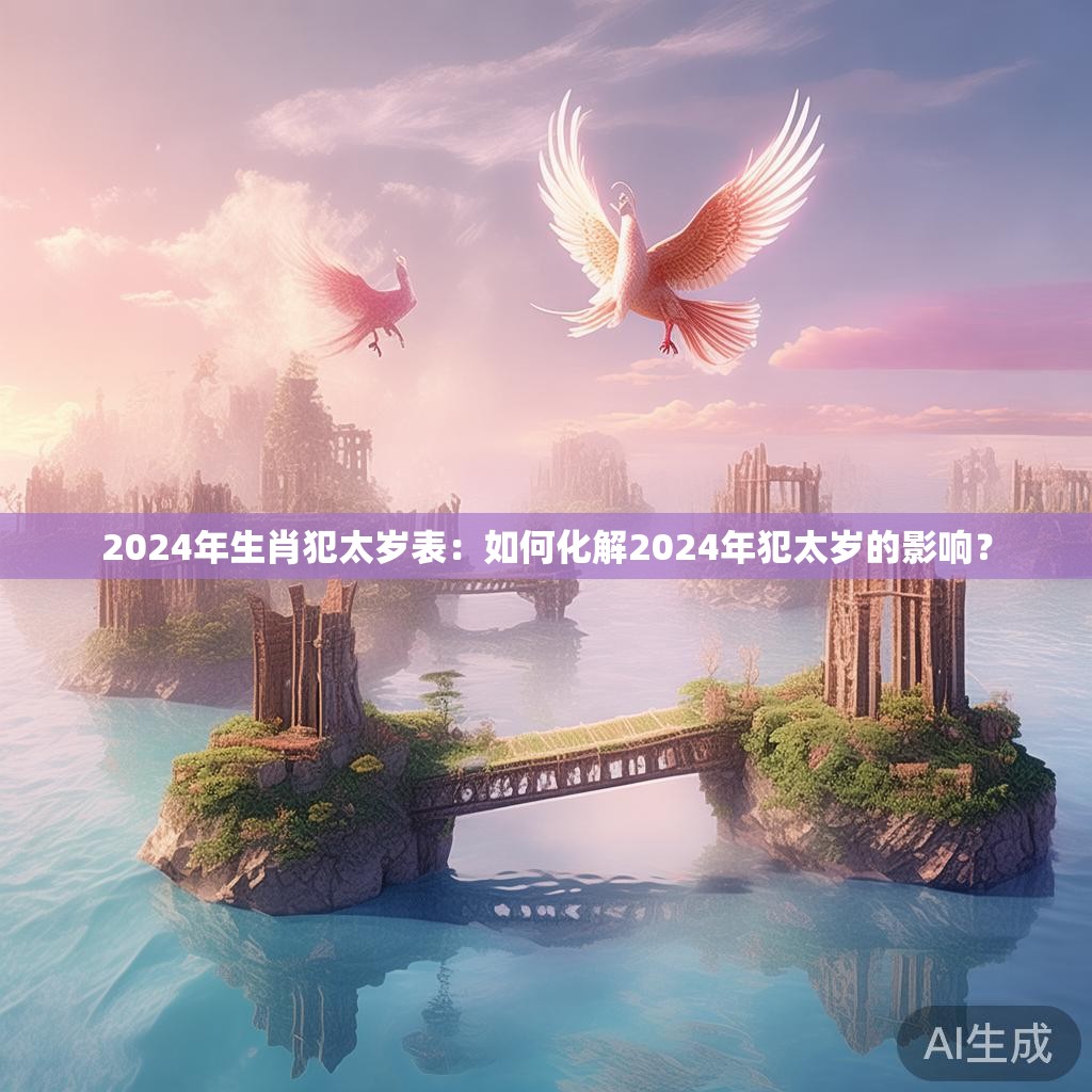2024年生肖犯太岁表：如何化解2024年犯太岁的影响？