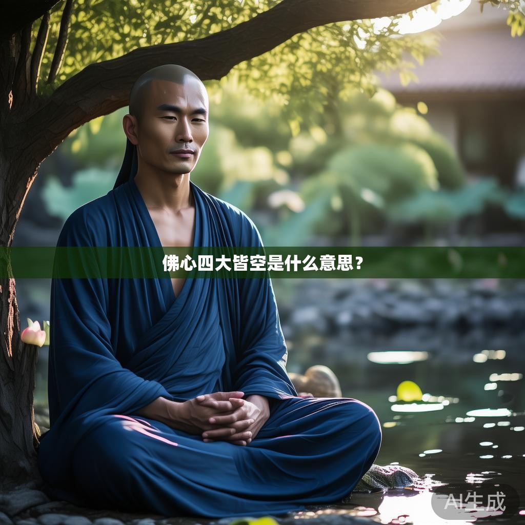 佛心四大皆空是什么意思？