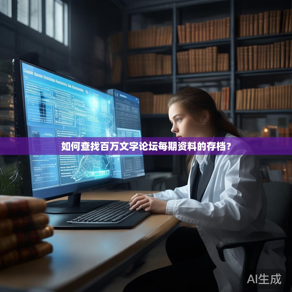如何查找百万文字论坛每期资料的存档？