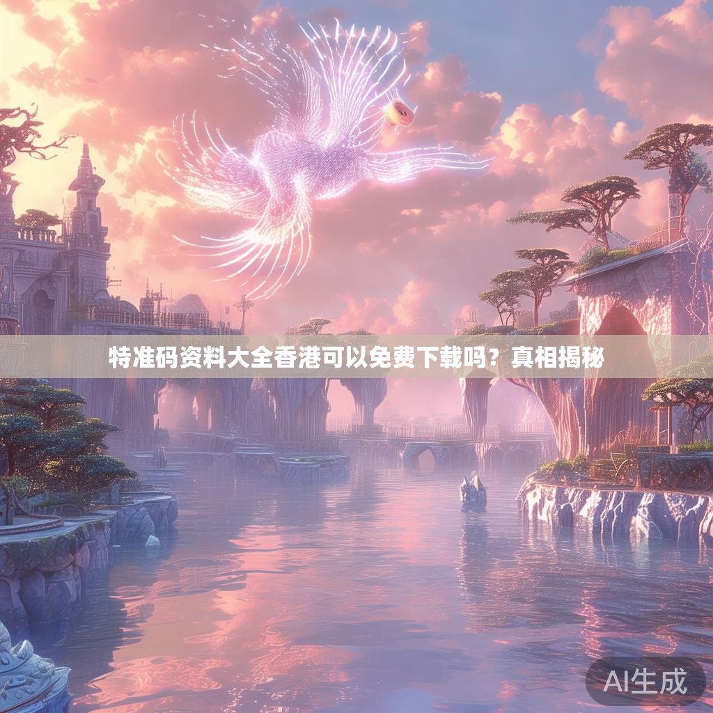 特准码资料大全香港可以免费下载吗？真相揭秘