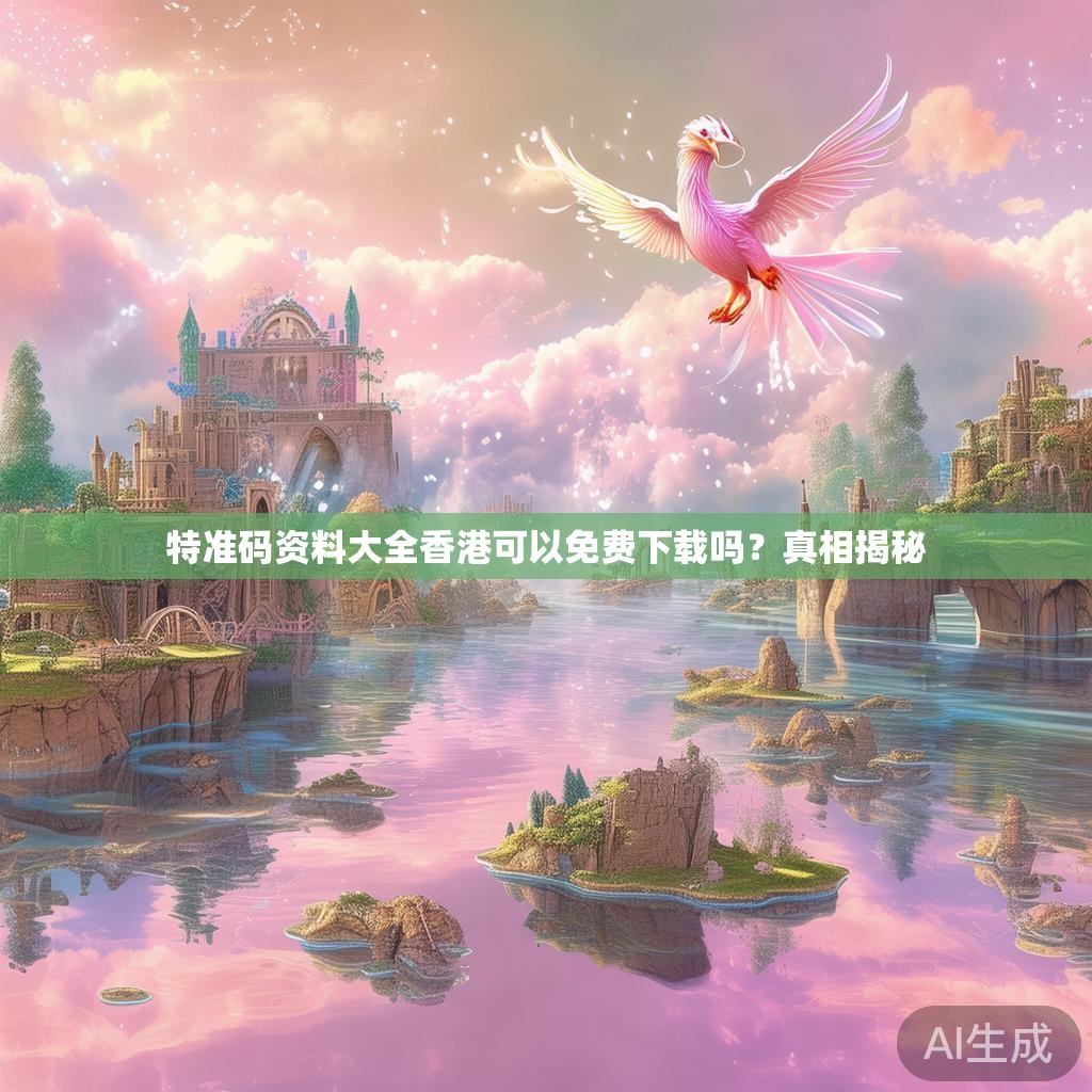 特准码资料大全香港可以免费下载吗？真相揭秘