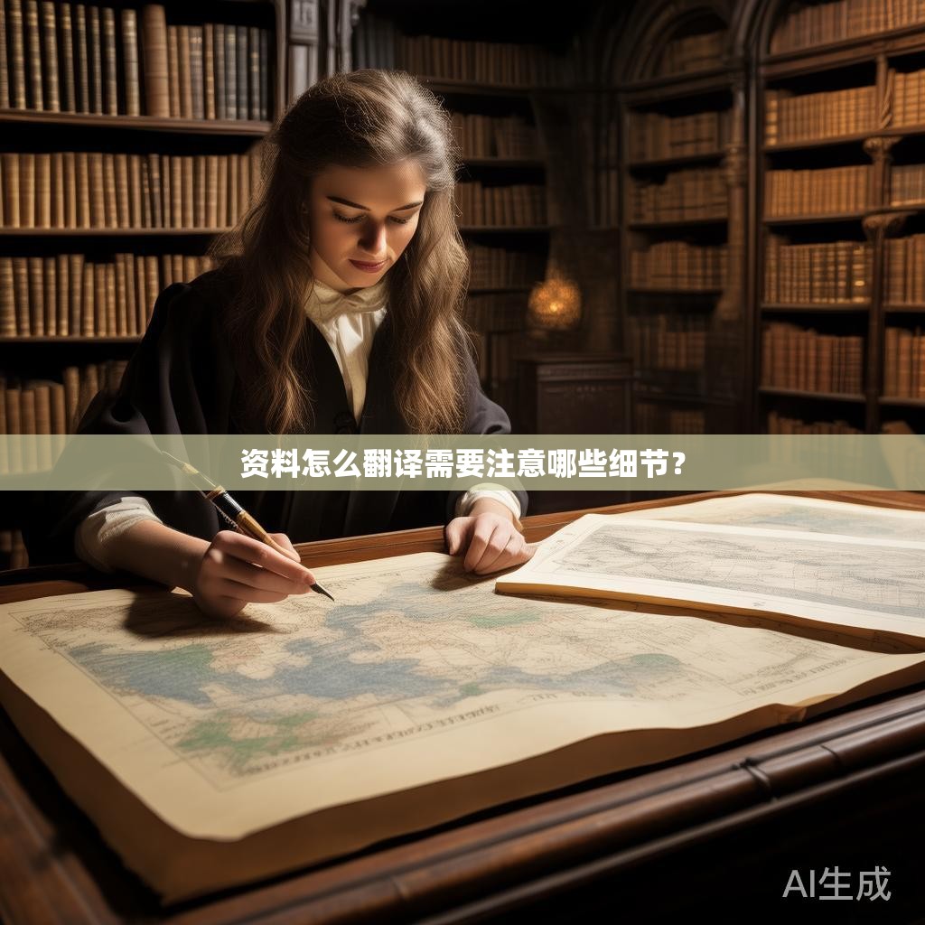 资料怎么翻译需要注意哪些细节？