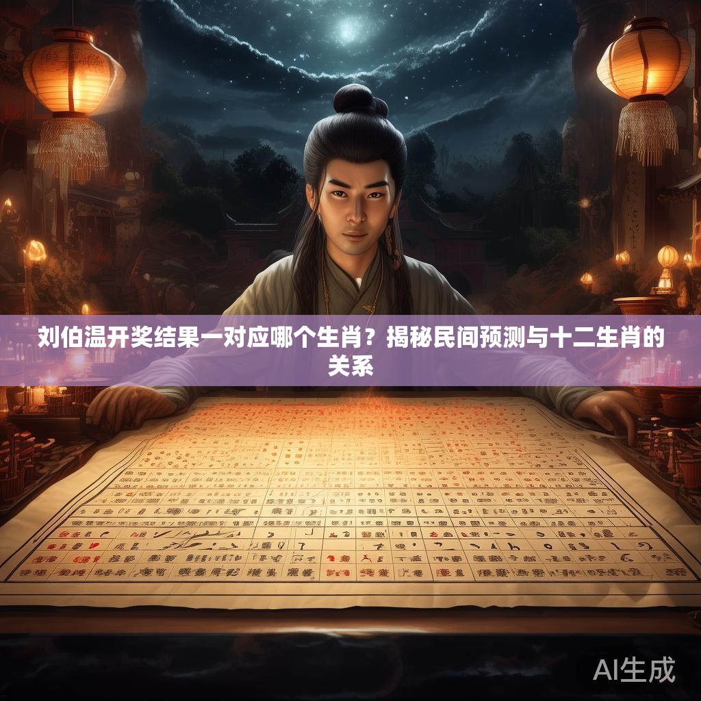 刘伯温开奖结果一对应哪个生肖？揭秘民间预测与十二生肖的关系