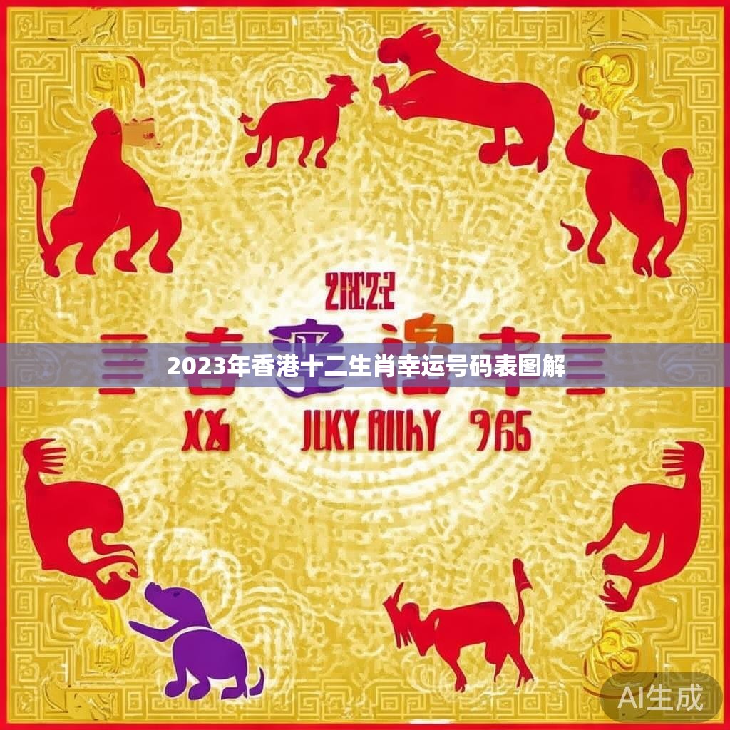 2023年香港十二生肖幸运号码表图解