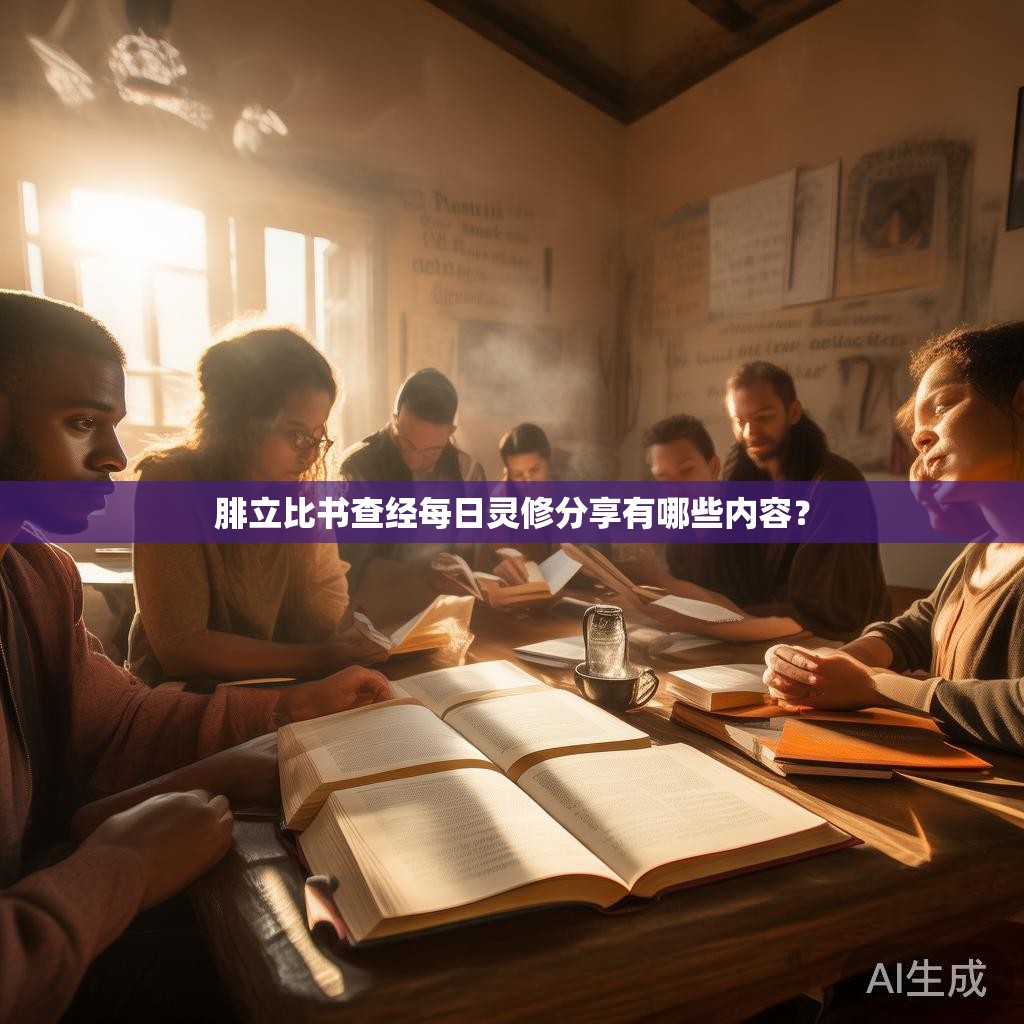 腓立比书查经每日灵修分享有哪些内容？