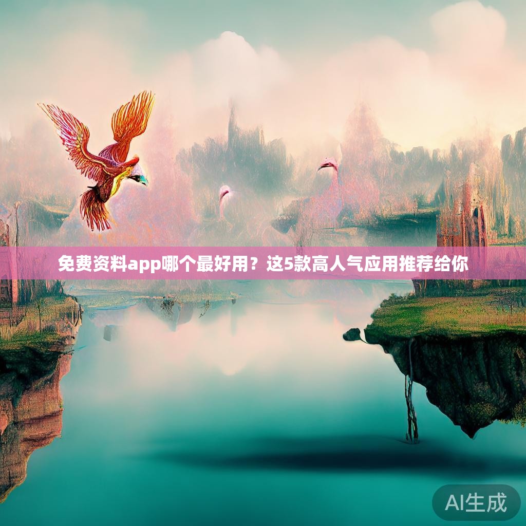 免费资料app哪个最好用？这5款高人气应用推荐给你