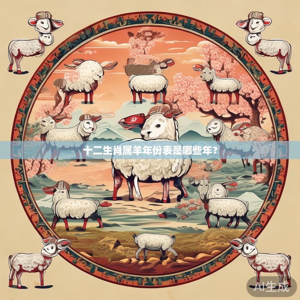 十二生肖属羊年份表是哪些年？