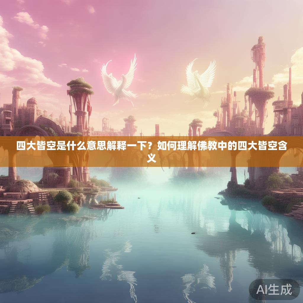 四大皆空是什么意思解释一下？如何理解佛教中的四大皆空含义