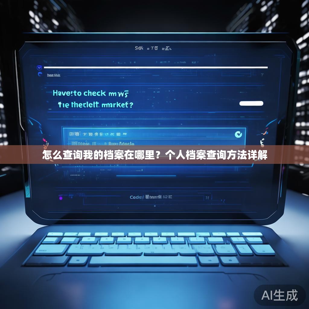 怎么查询我的档案在哪里？个人档案查询方法详解