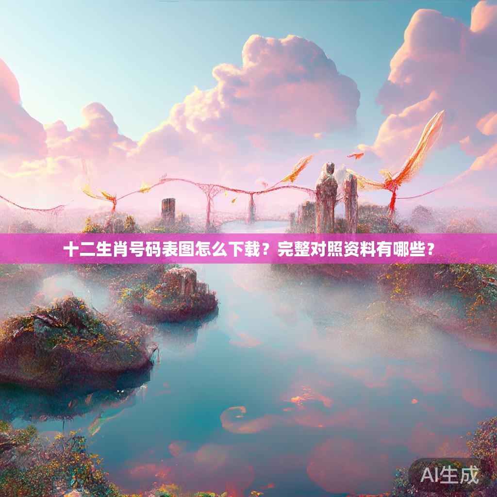 十二生肖号码表图怎么下载?完整对照资料有哪些? 十二生肖号码表图怎么下载?完整对照资料有哪些?