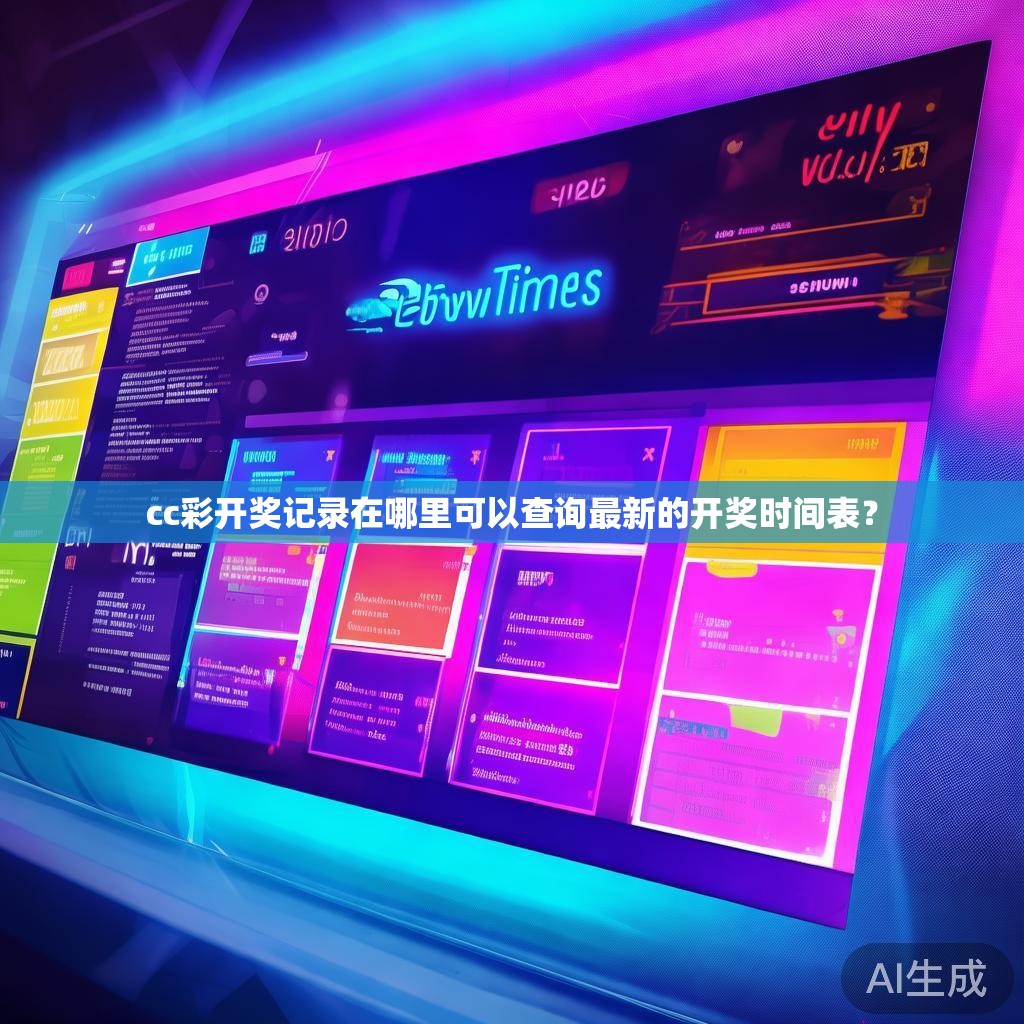 cc彩开奖记录在哪里可以查询最新的开奖时间表? cc彩开奖记录在哪里可以查询最新的开奖时间表?
