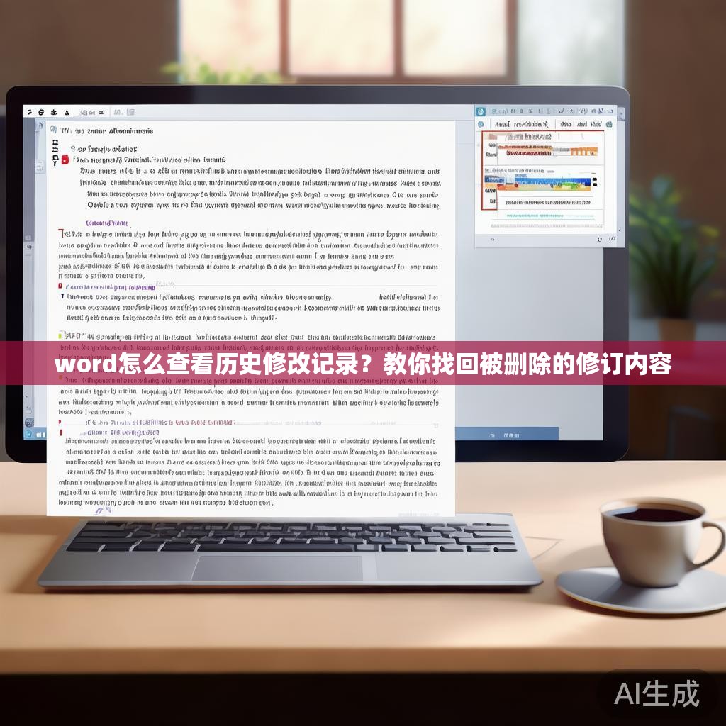 word怎么查看历史修改记录？教你找回被删除的修订内容