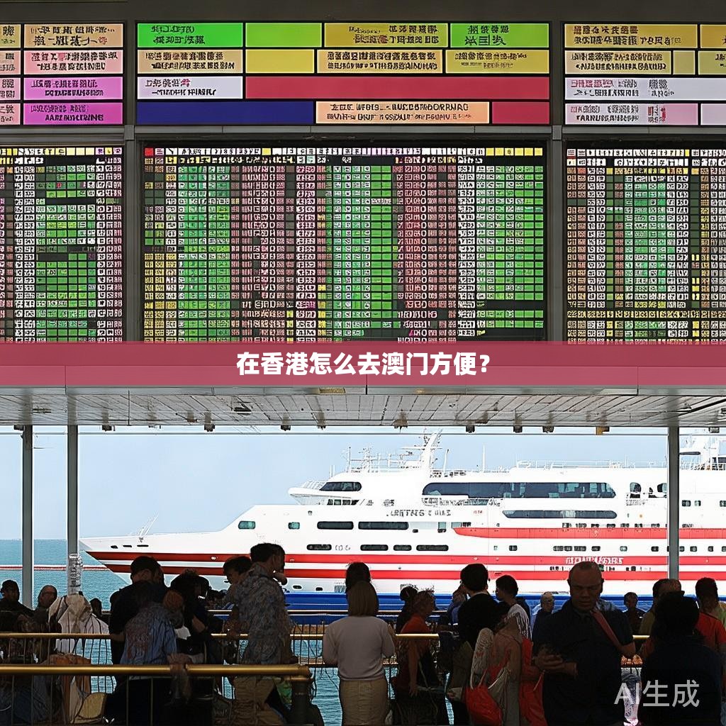 在香港怎么去澳门方便？