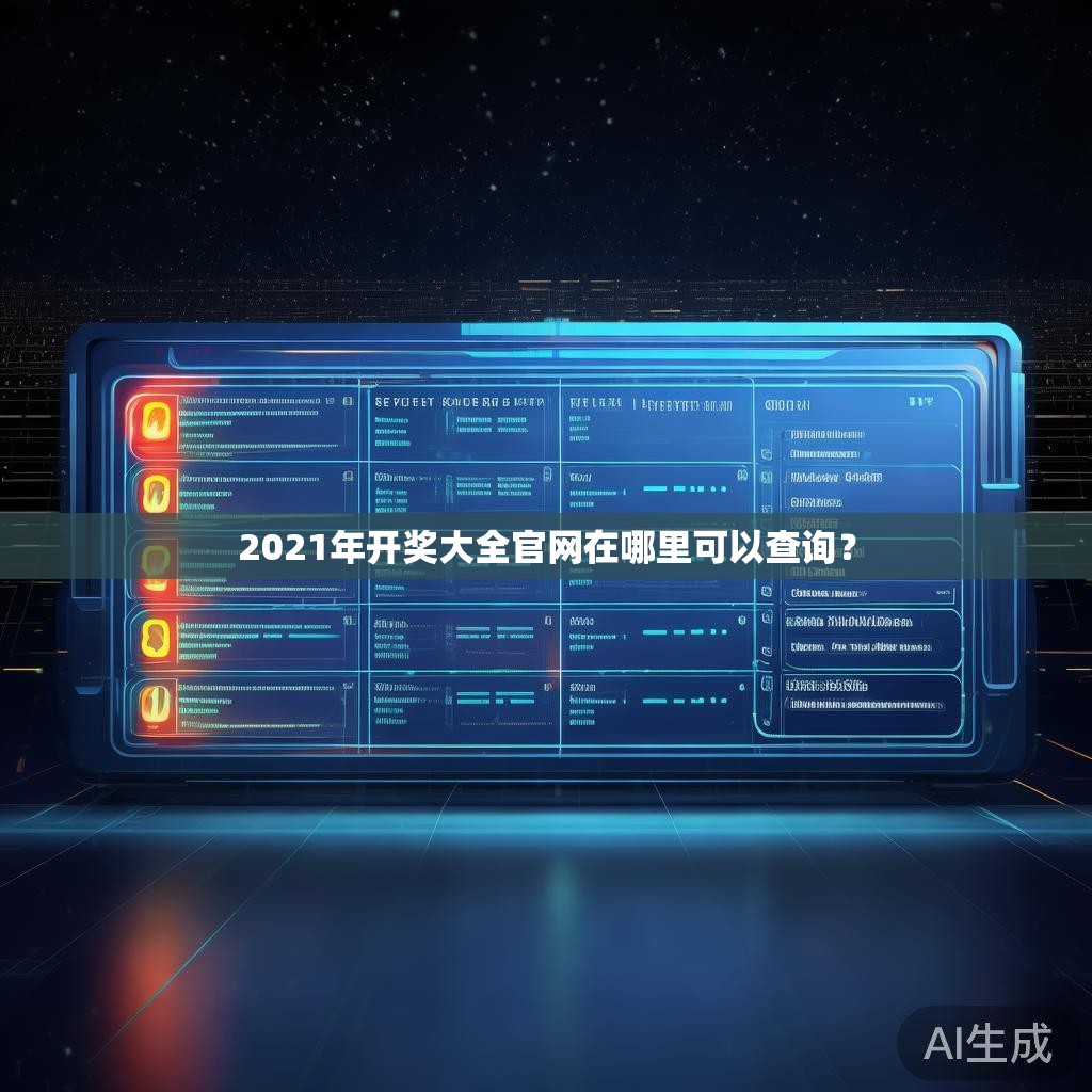 2021年开奖大全官网在哪里可以查询？