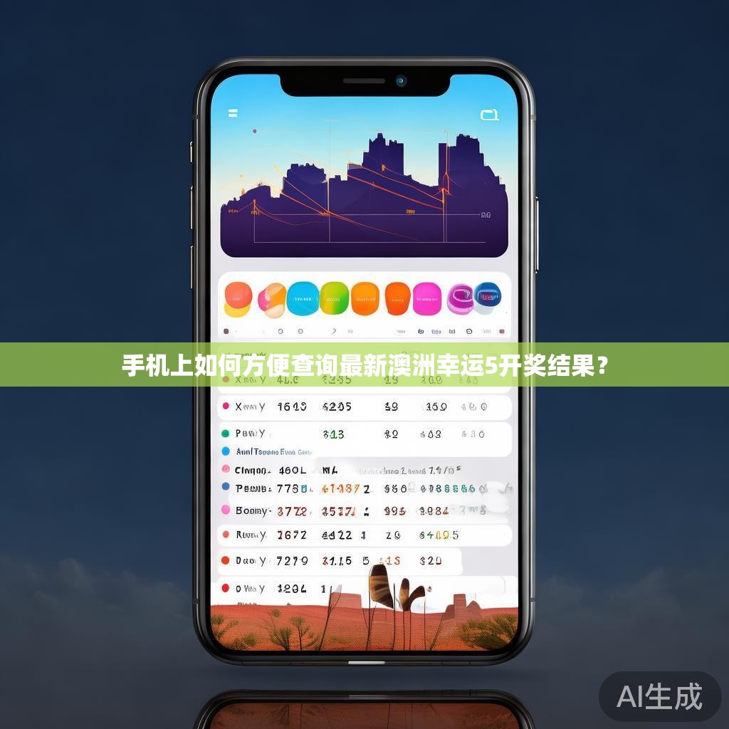 手机上如何方便查询最新澳洲幸运5开奖结果？