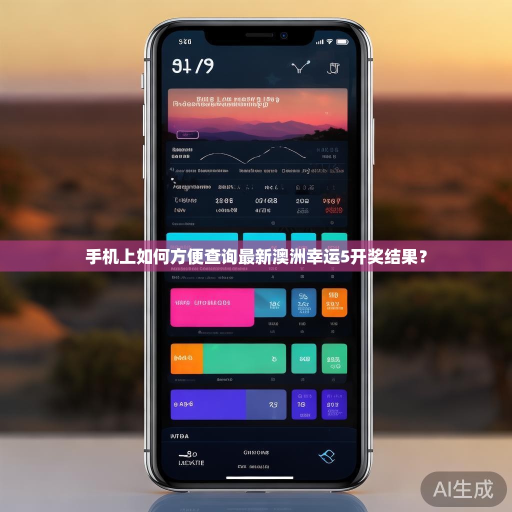 手机上如何方便查询最新澳洲幸运5开奖结果？