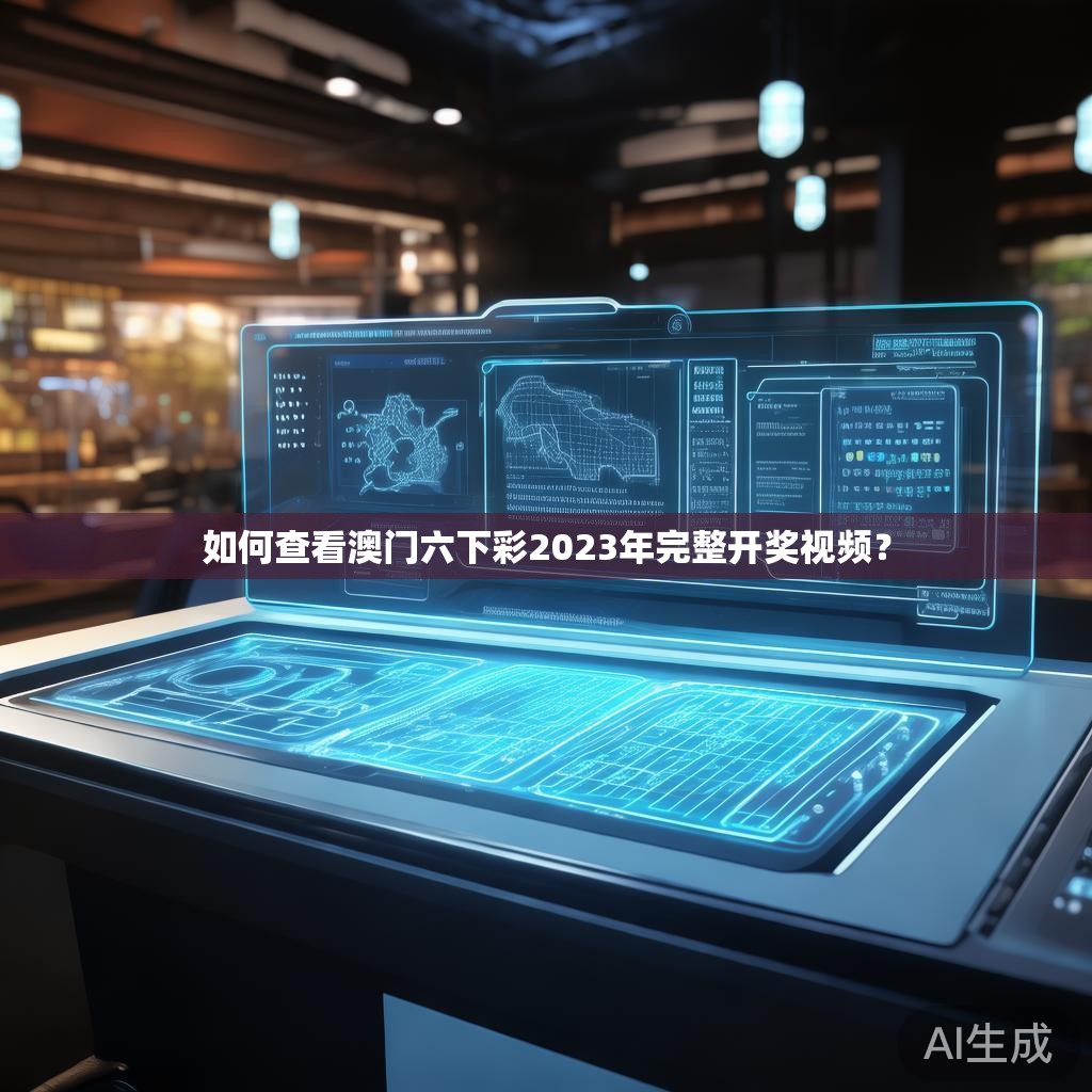 如何查看澳门六下彩2023年完整开奖视频？
