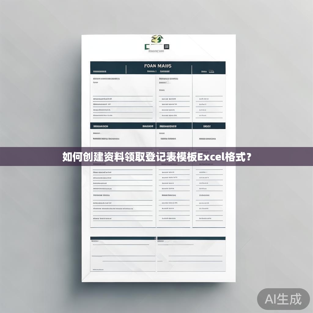 如何创建资料领取登记表模板Excel格式？