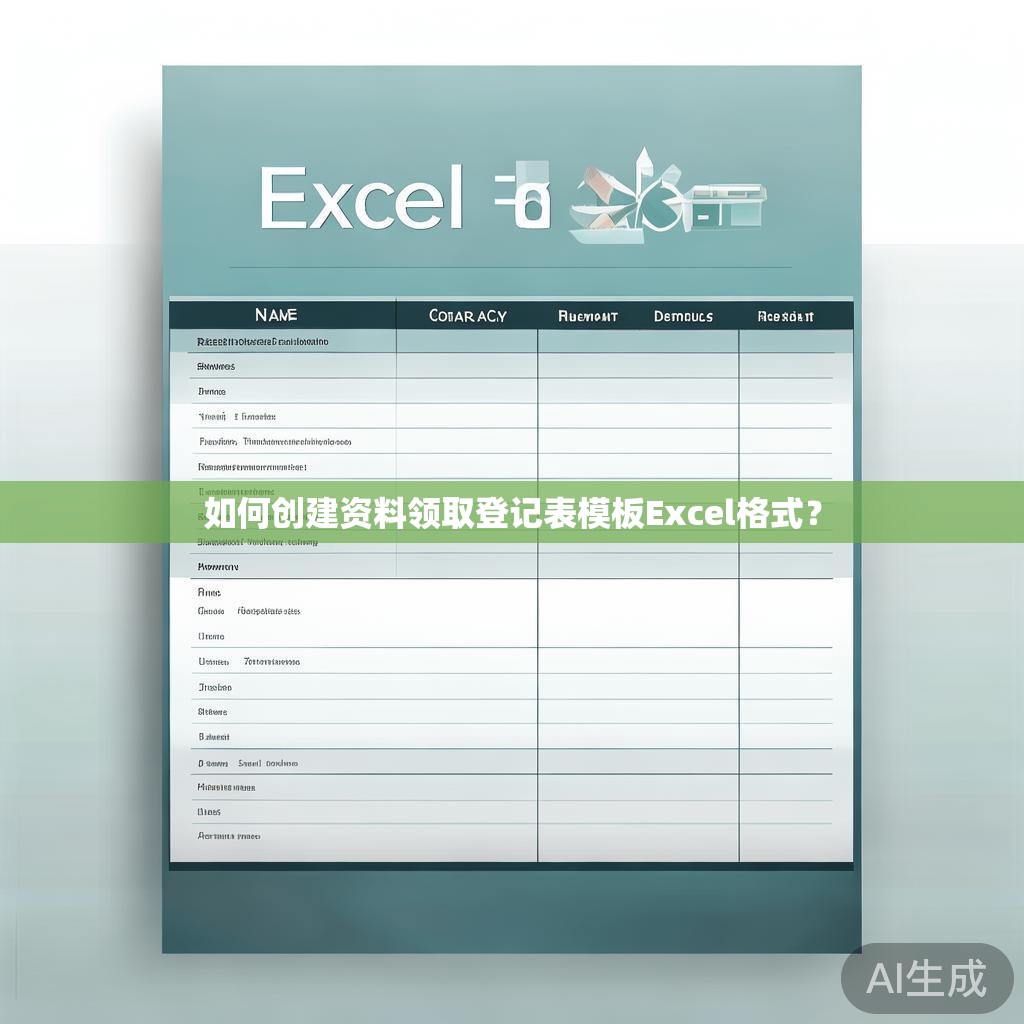 如何创建资料领取登记表模板Excel格式？