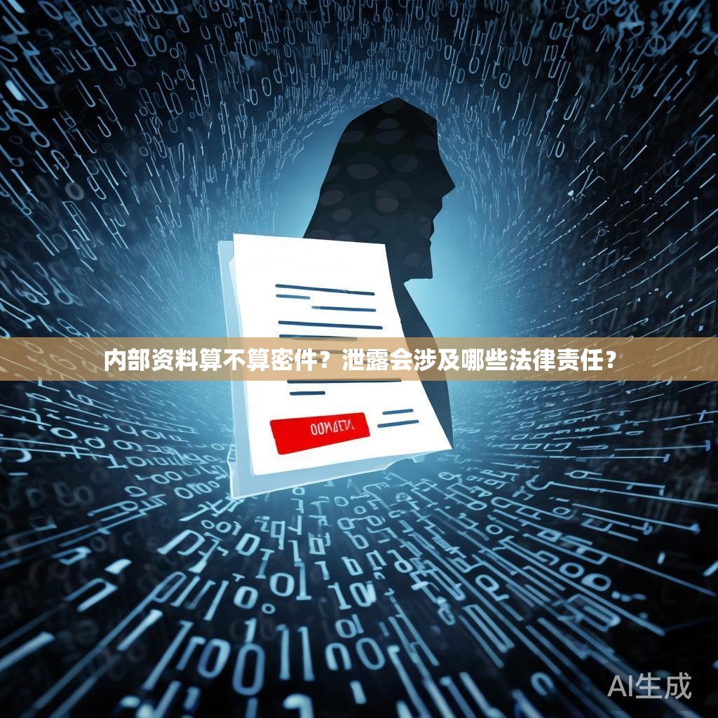 内部资料算不算密件？泄露会涉及哪些法律责任？