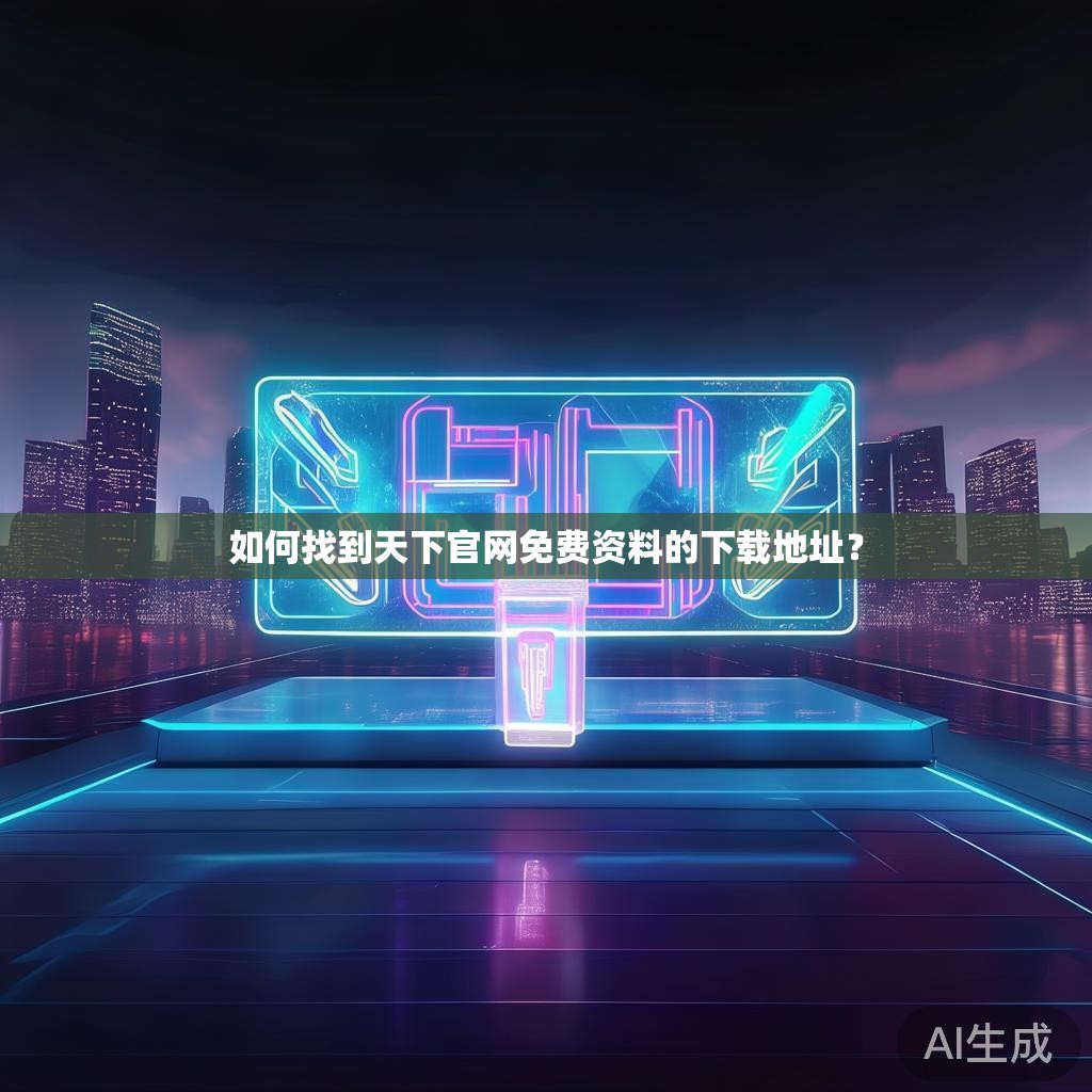 如何找到天下官网免费资料的下载地址? 如何找到天下官网免费资料的下载地址?