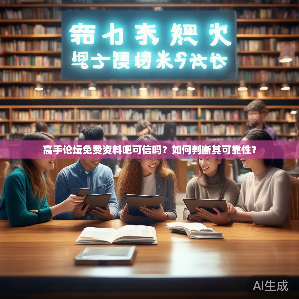 高手论坛免费资料吧可信吗？如何判断其可靠性？