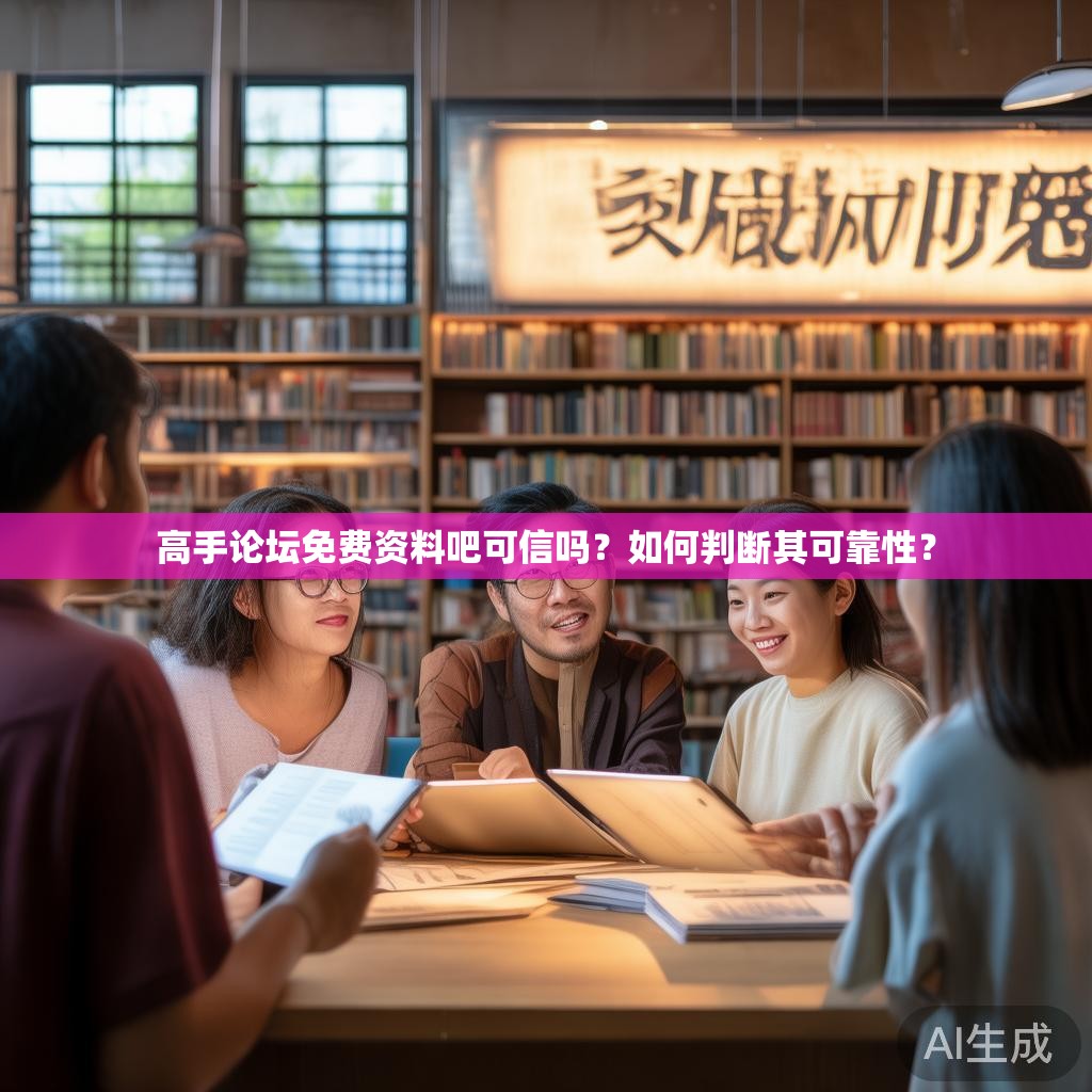 高手论坛免费资料吧可信吗？如何判断其可靠性？