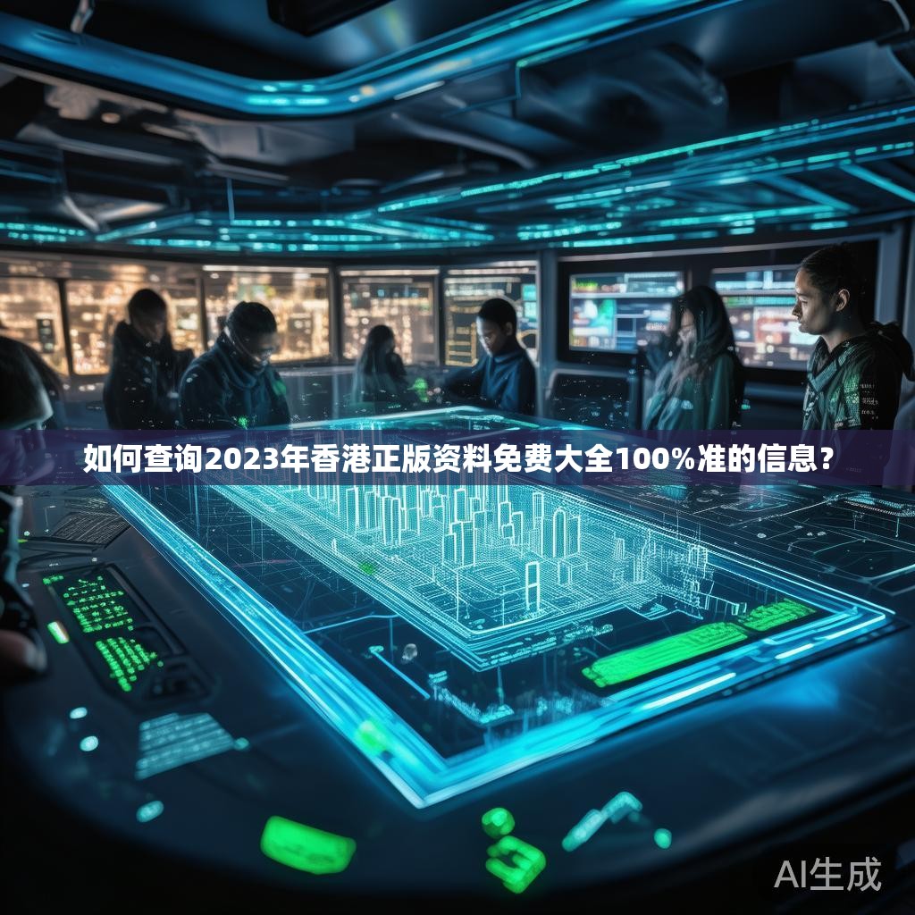 如何查询2023年香港正版资料免费大全100%准的信息？
