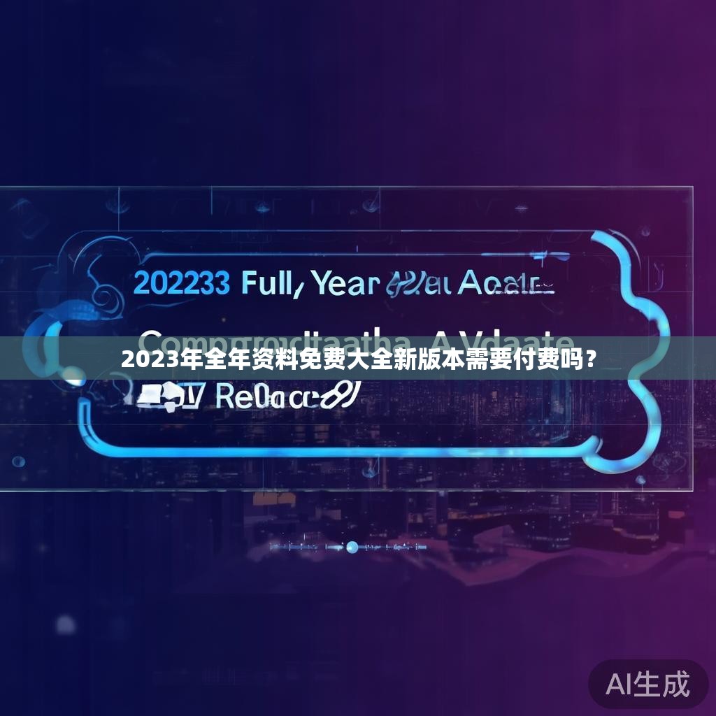 2023年全年资料免费大全新版本需要付费吗？