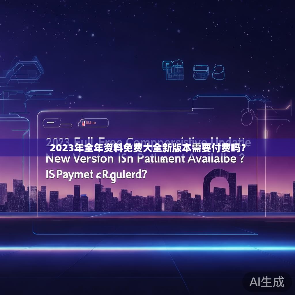 2023年全年资料免费大全新版本需要付费吗？