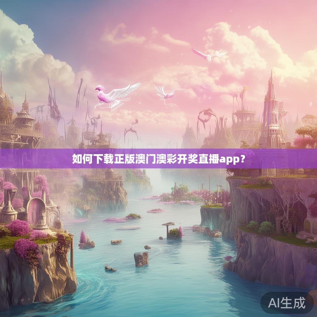 如何下载正版澳门澳彩开奖直播app？