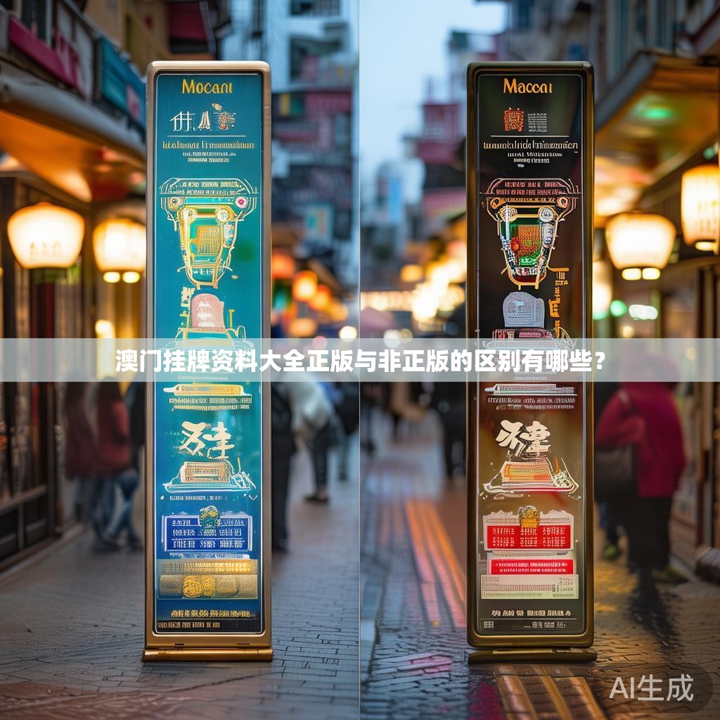 澳门挂牌资料大全正版与非正版的区别有哪些? 澳门挂牌资料大全正版与非正版的区别有哪些?