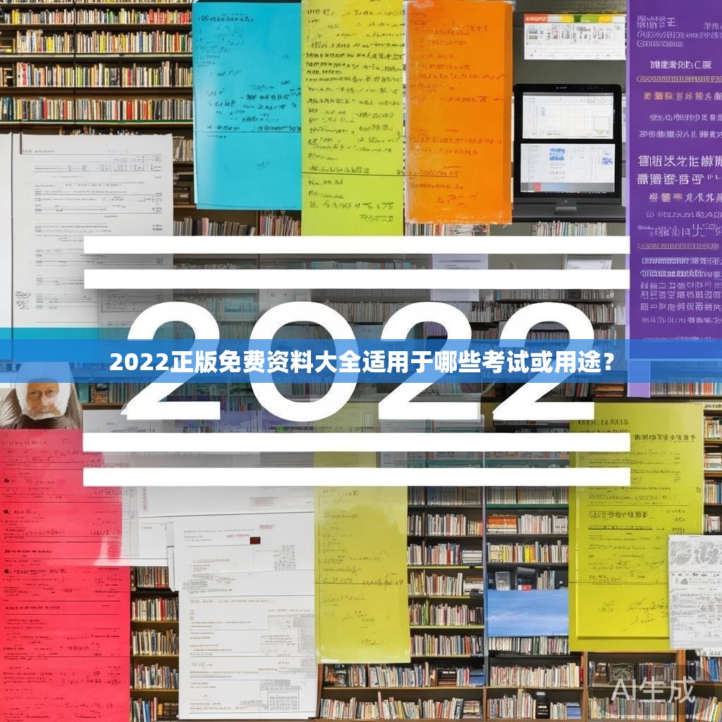 2022正版免费资料大全适用于哪些考试或用途？