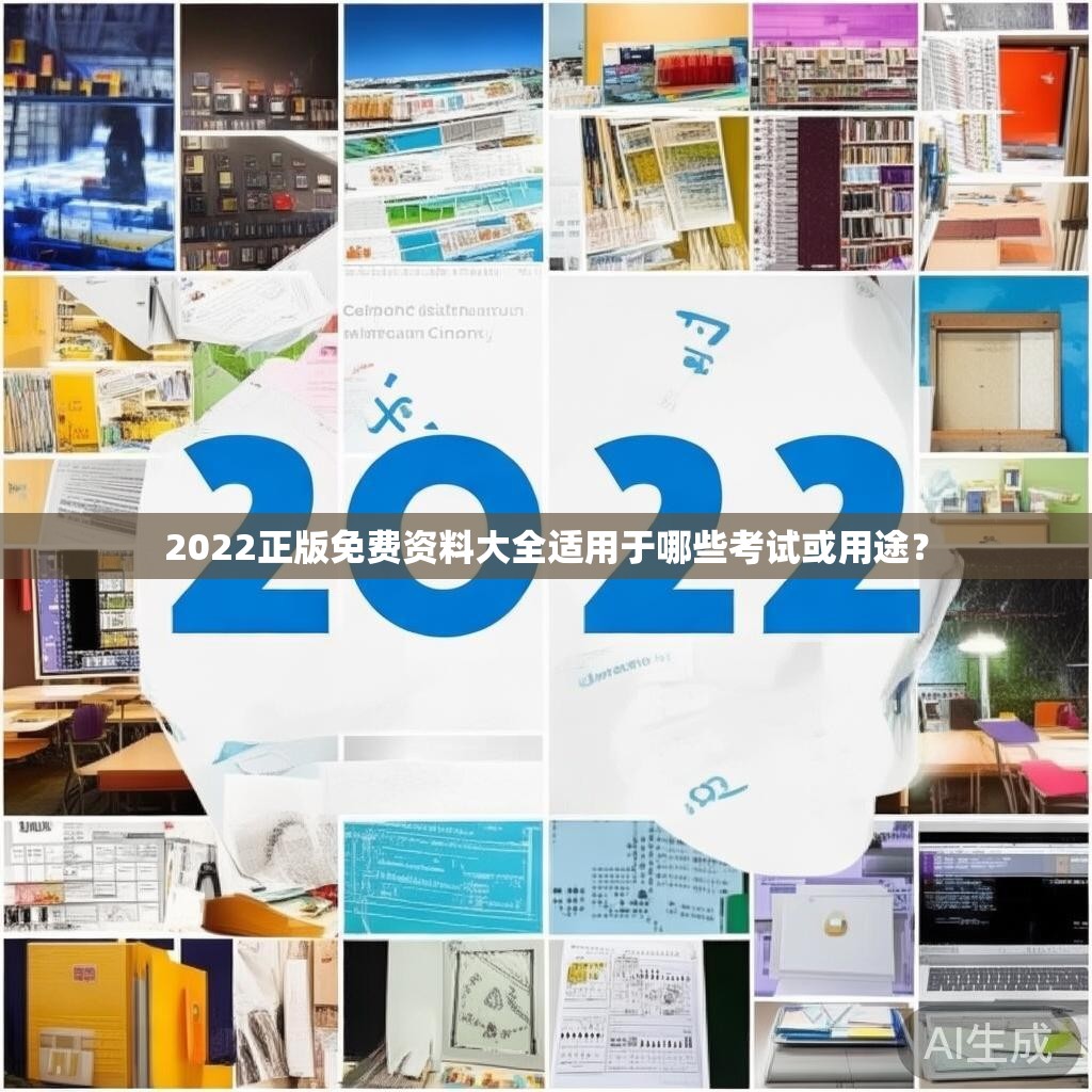 2022正版免费资料大全适用于哪些考试或用途？