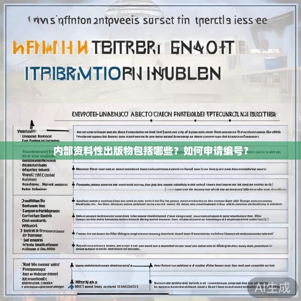 内部资料性出版物包括哪些？如何申请编号？