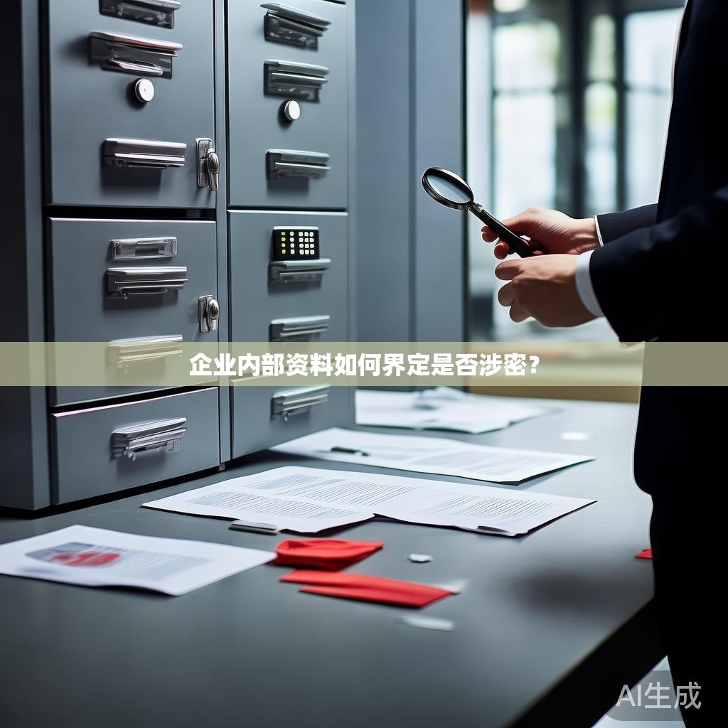 企业内部资料如何界定是否涉密？