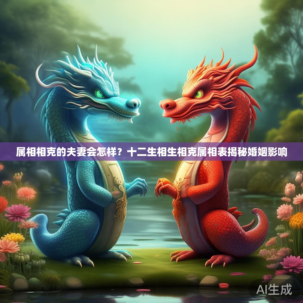 属相相克的夫妻会怎样？十二生相生相克属相表揭秘婚姻影响
