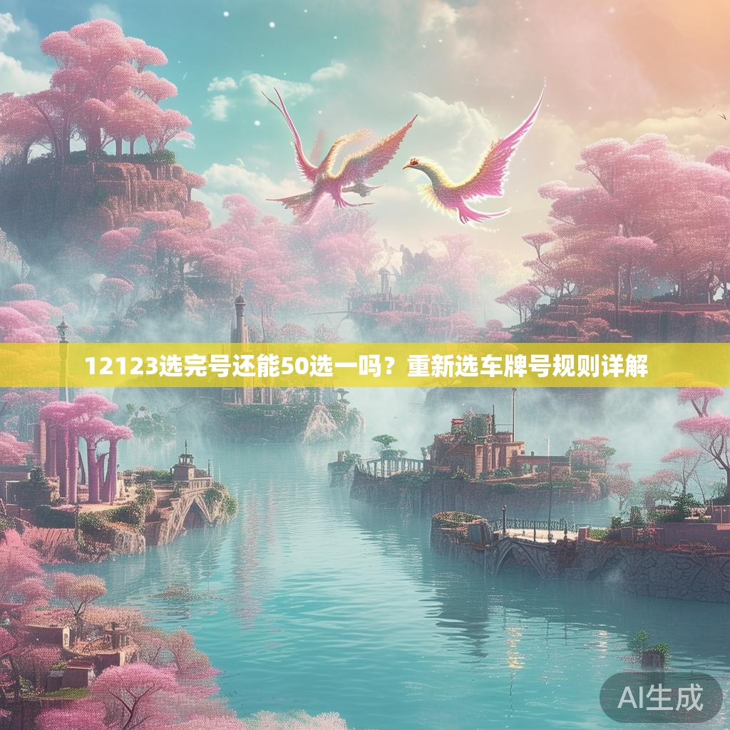 12123选完号还能50选一吗？重新选车牌号规则详解