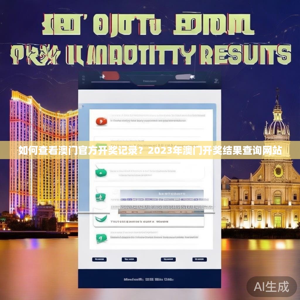 如何查看澳门官方开奖记录？2023年澳门开奖结果查询网站